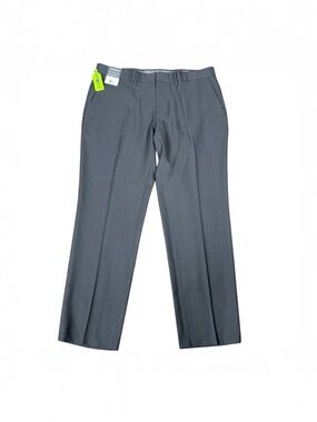 Haggar Premium Comfort Gray Flex Waistband Stretch Dress Pants Size 36X30
